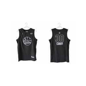 Jordan Warriors Curry Black Basketball Jersey #30